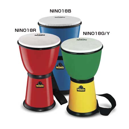 【MEINEL】NINO 18R（レッド）ジャンベ★ドラム 打楽器 知育楽器 ニノ ABSドラム ジャンベ NINO18R | 鈴木楽器製作所