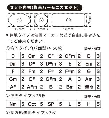 複音ハーモニカ調子シール HKS-01 | 鈴木楽器製作所 複音ハーモニカ調子シール HKS-01 | 鈴木楽器製作所