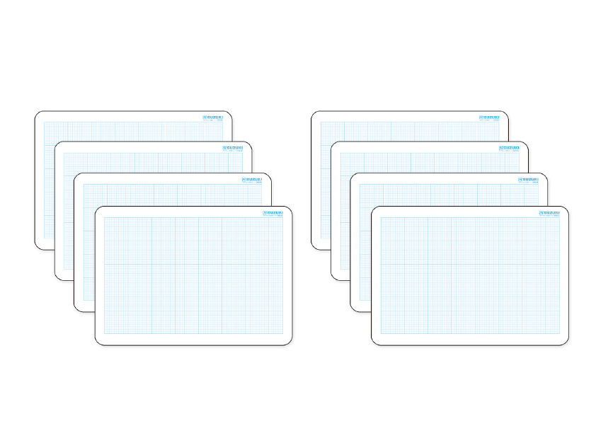 マグネット方眼シート MHS-A3 | 鈴木楽器製作所