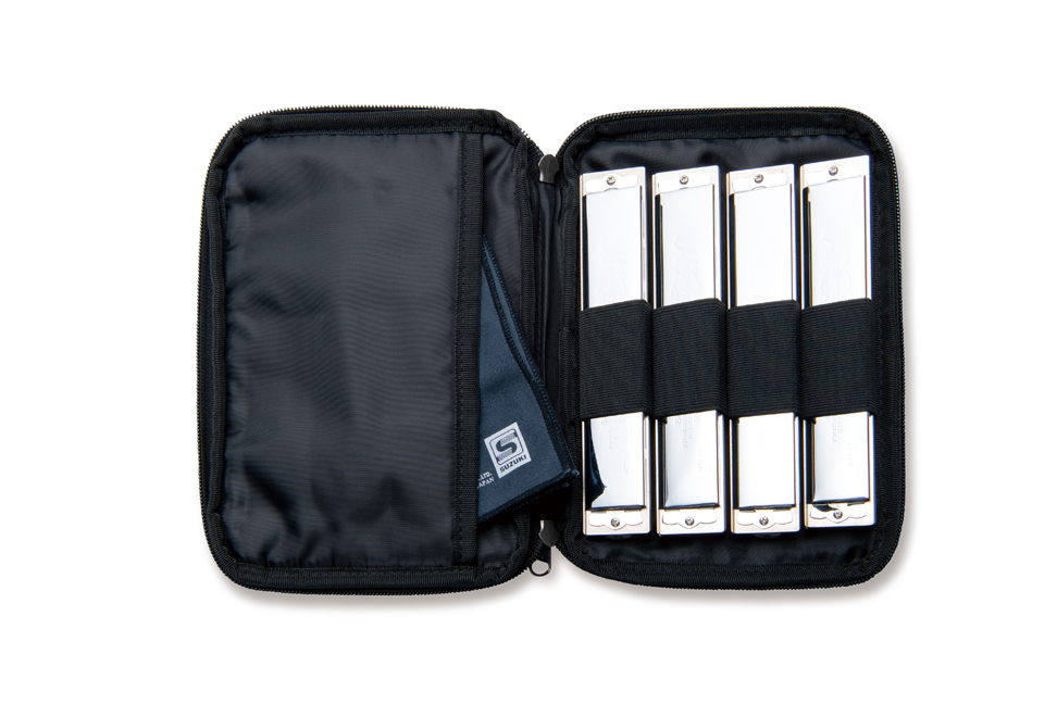 複音ハーモニカ4本ケース HSC-T4B | 鈴木楽器製作所