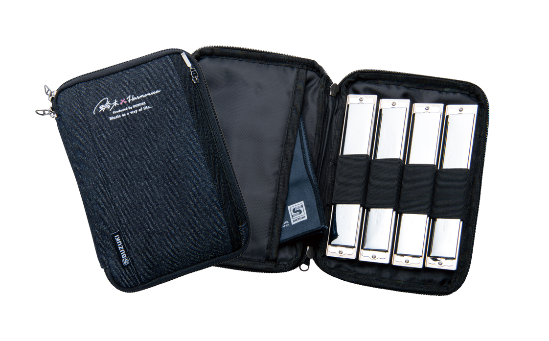 複音ハーモニカ4本ケース HSC-T4B | 鈴木楽器製作所