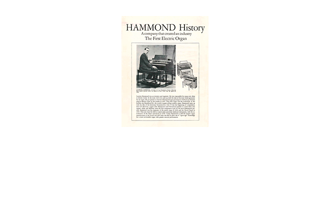 THE NEW ORIGINAL HAMMOND XK-5