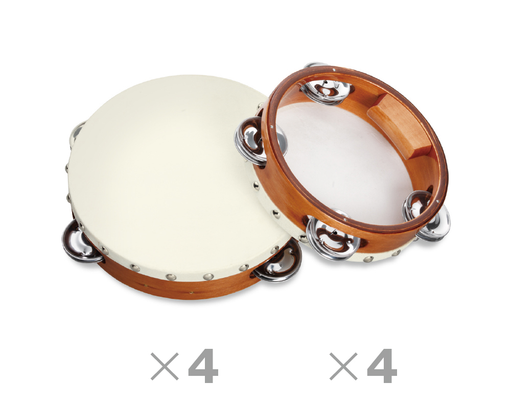 教育用タンブリンセット STR-8set