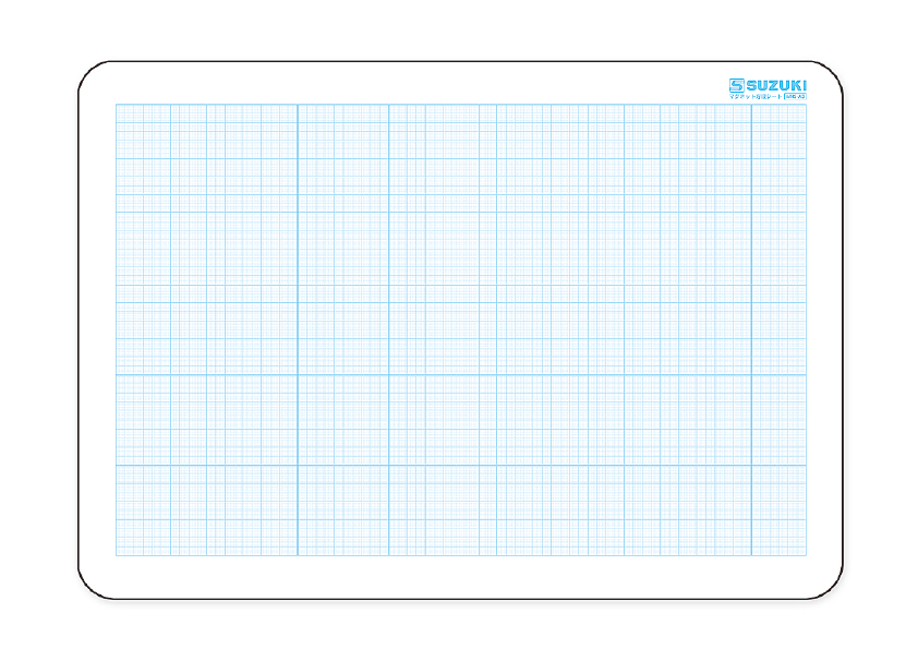 マグネット方眼シート MHS-A3